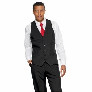 Southeastern Men's Black Dress Formal Vest Size 32 Wedding